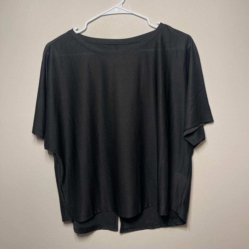 Women’s Black Workout Top